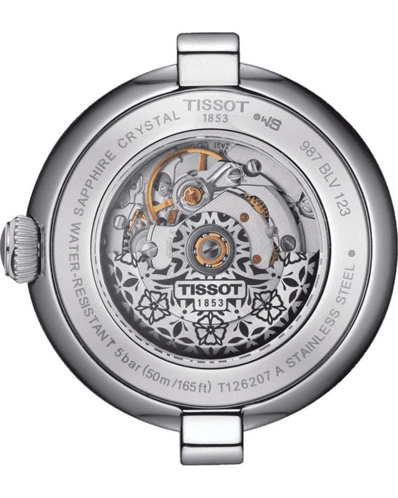 TISSOT T-Lady Bellissima Automatic Silver Stainless Steel Bracelet