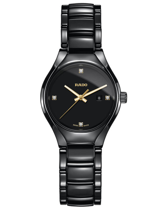 RADO True Diamonds Black Ceramic Bracelet (R27059712)