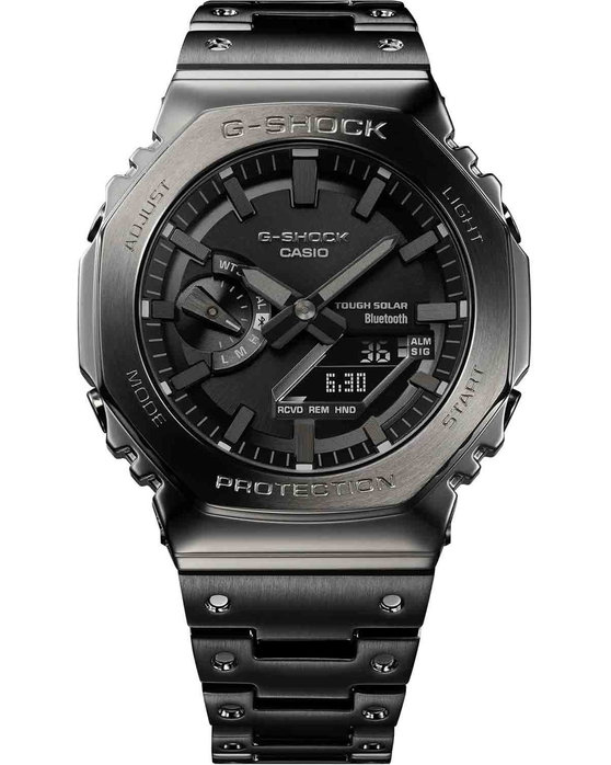 CASIO G-SHOCK Tough Solar Solar Chronograph Black Stainless Steel Bracelet