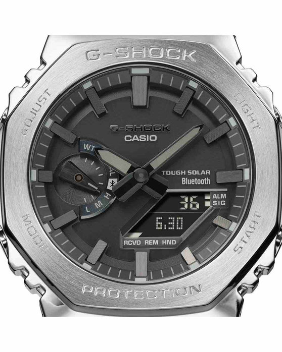 CASIO G-SHOCK Tough Solar Solar Chronograph Silver Stainless Steel Bracelet