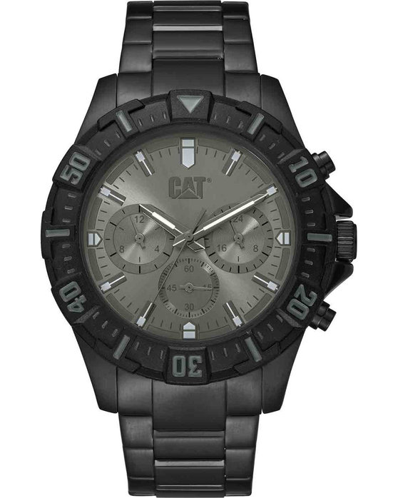 CATERPILLAR Moto Chronograph Black Stainless Steel Bracelet