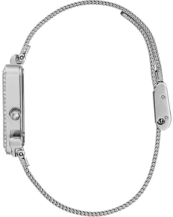 GUESS Fame Crystals Silver Stainless Steel Bracelet