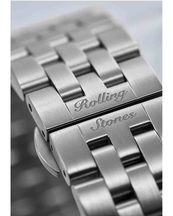 NIXON Rolling Stones Primacy Automatic Silver Stainless Steel Bracelet