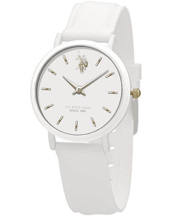 U.S.POLO Lucy White Silicone Strap