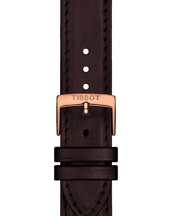 TISSOT T-Classic Everytime Brown Leather Strap