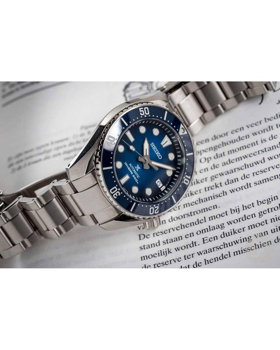 SEIKO Prospex Sea Divers Automatic Silver Stainless Steel Bracelet