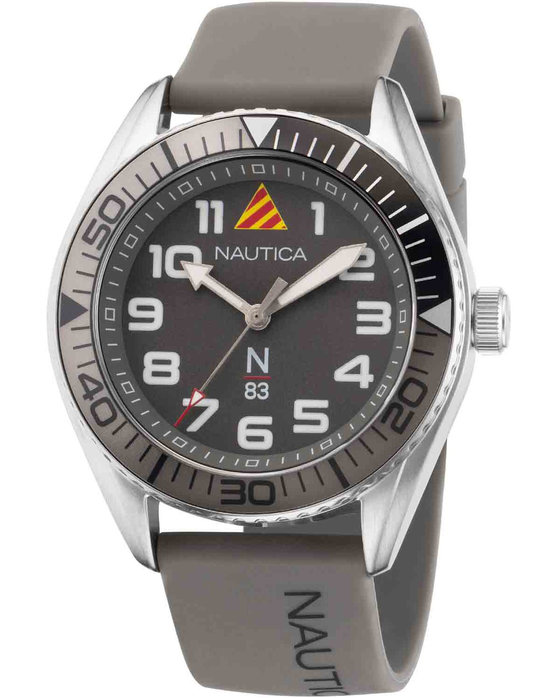 NAUTICA N83 Finn World Grey Silicone Strap