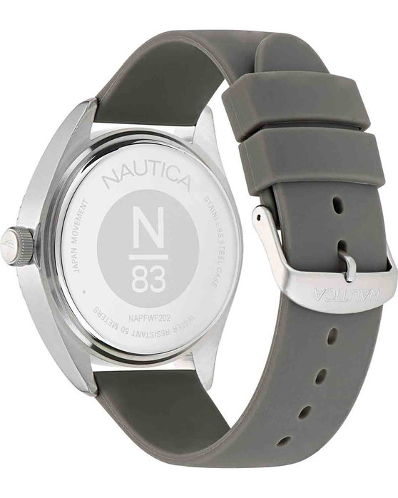 NAUTICA N83 Finn World Grey Silicone Strap