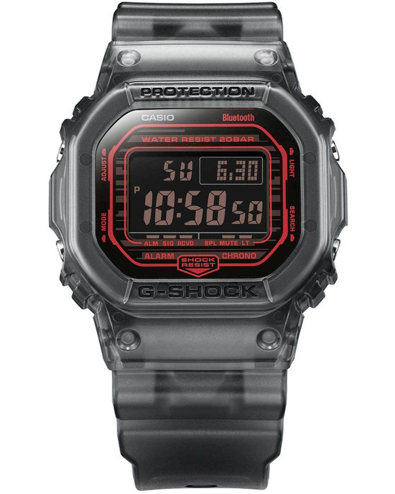 CASIO G-SHOCK Smartwatch Chronograph Grey Rubber Strap