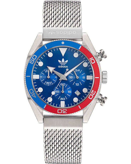 ADIDAS ORIGINALS Edition Two Chronograph Silver Stainless Steel Bracelet