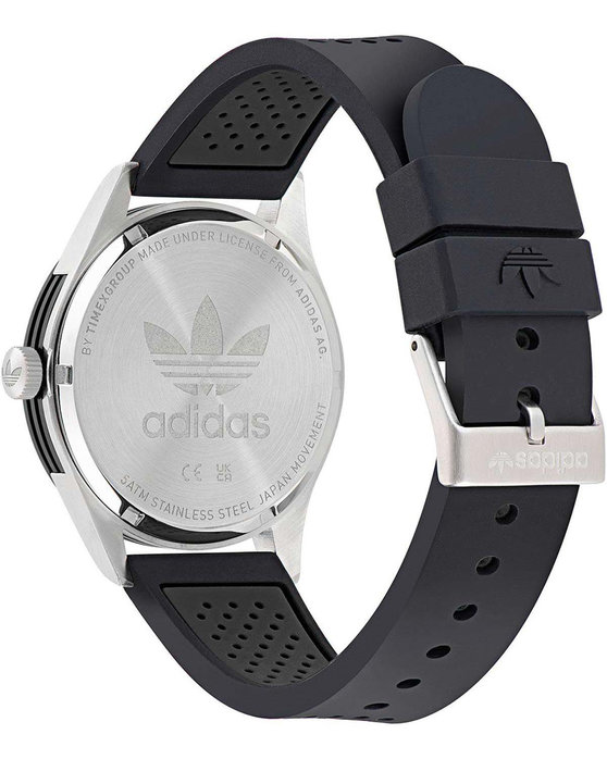 ADIDAS ORIGINALS Code Three Black Silicone Strap