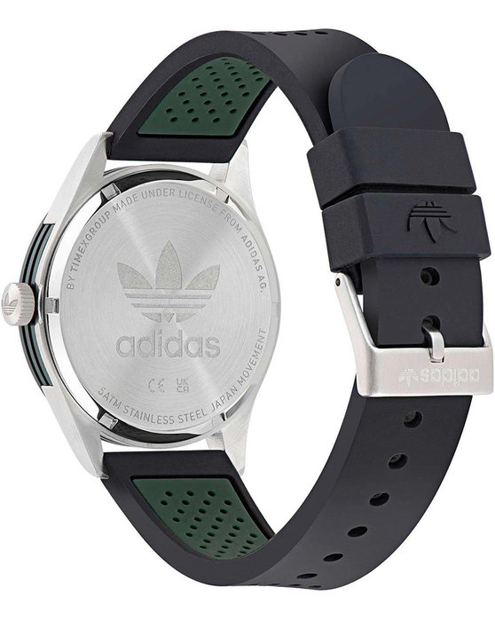 ADIDAS ORIGINALS Code Three Black Silicone Strap