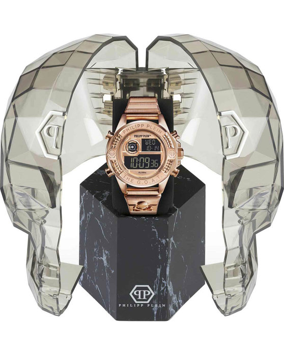 PHILIPP PLEIN The G.O.A.T Chronograph Rose Gold Stainless Steel Bracelet