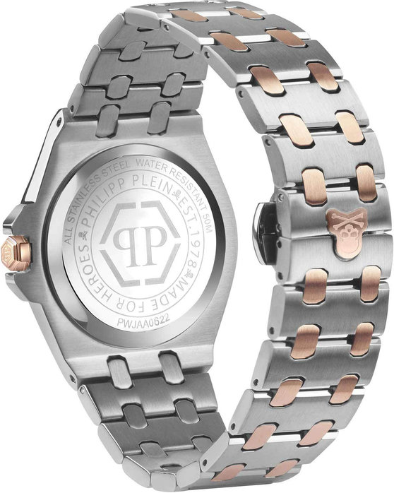 PHILIPP PLEIN The Plein Extreme Two Tone Stainless Steel Bracelet