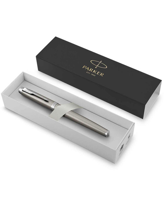 Στυλό PARKER IM Essential Stainless Steel CT Rollerball Pen (Fine)