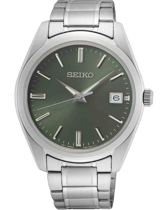 SEIKO Essential Time Silver Stainless Steel Bracelet