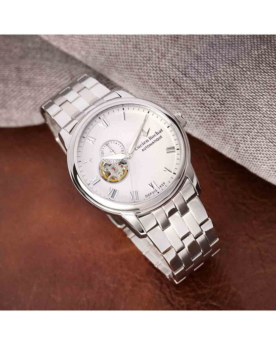 LUCIEN ROCHAT Iconic Automatic Silver Stainless Steel Bracelet