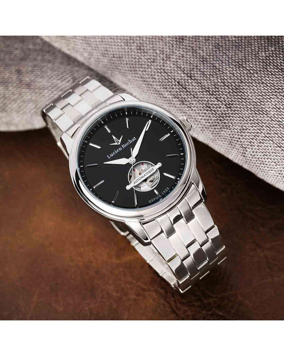 LUCIEN ROCHAT Iconic Automatic Silver Stainless Steel Bracelet