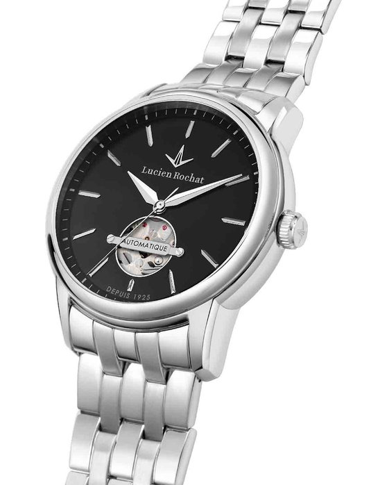 LUCIEN ROCHAT Iconic Automatic Silver Stainless Steel Bracelet