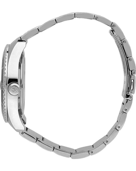 LUCIEN ROCHAT Leman Silver Stainless Steel Bracelet