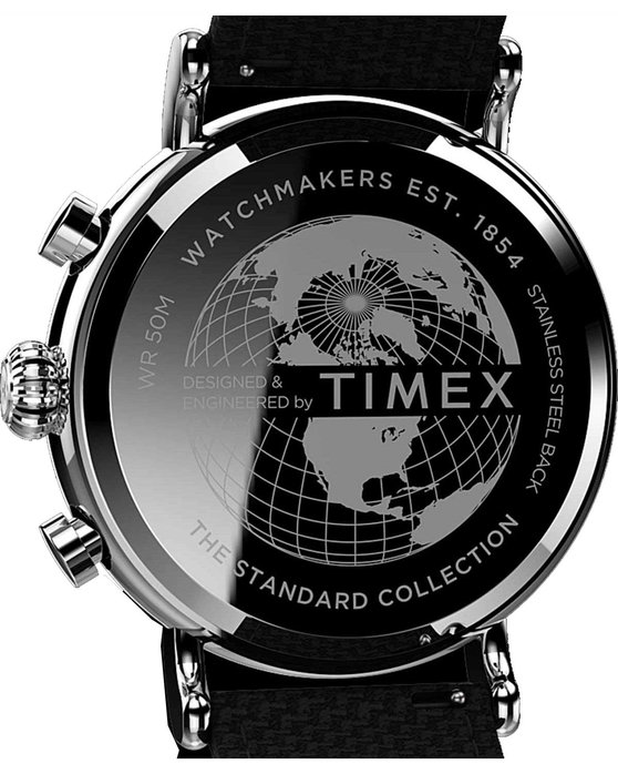 TIMEX Standard Chronograph Black Fabric Strap