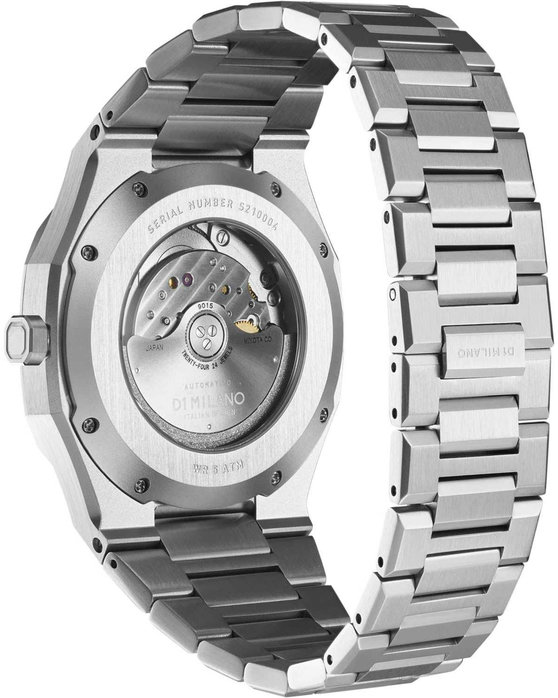 D1 MILANO Mechanical Automatic Silver Stainless Steel Bracelet