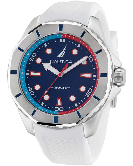 NAUTICA Koh May Bay White Silicone Strap