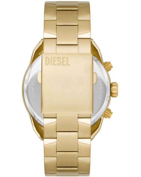 DIESEL Spiked Chronograph Gold Stainless Steel Bracelet