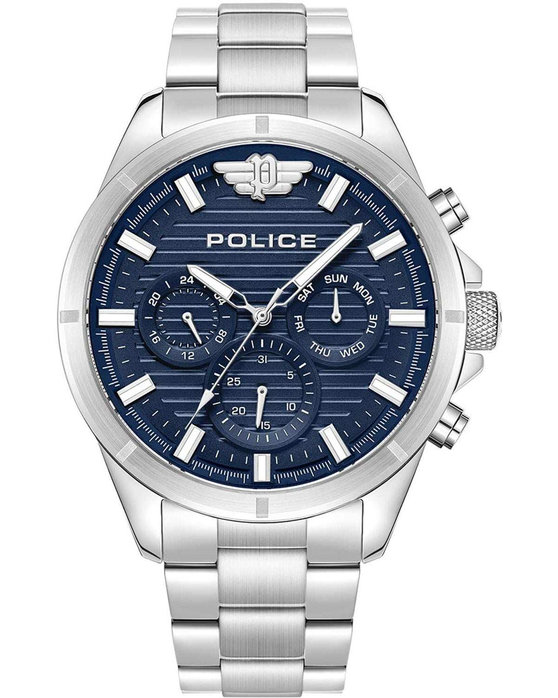 POLICE Malawi Silver Stainless Steel Bracelet