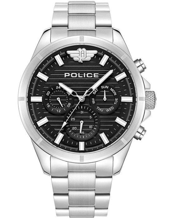 POLICE Malawi Silver Stainless Steel Bracelet