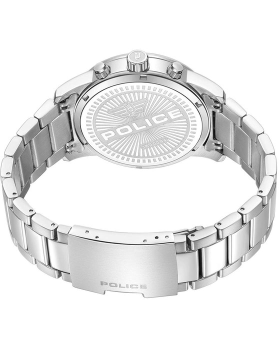 POLICE Avondale Silver Stainless Steel Bracelet