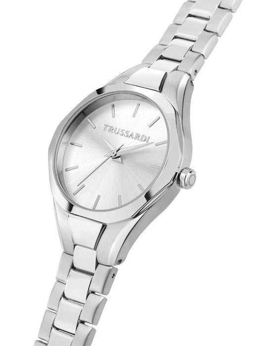 TRUSSARDI Metropolitan Silver Metallic Bracelet