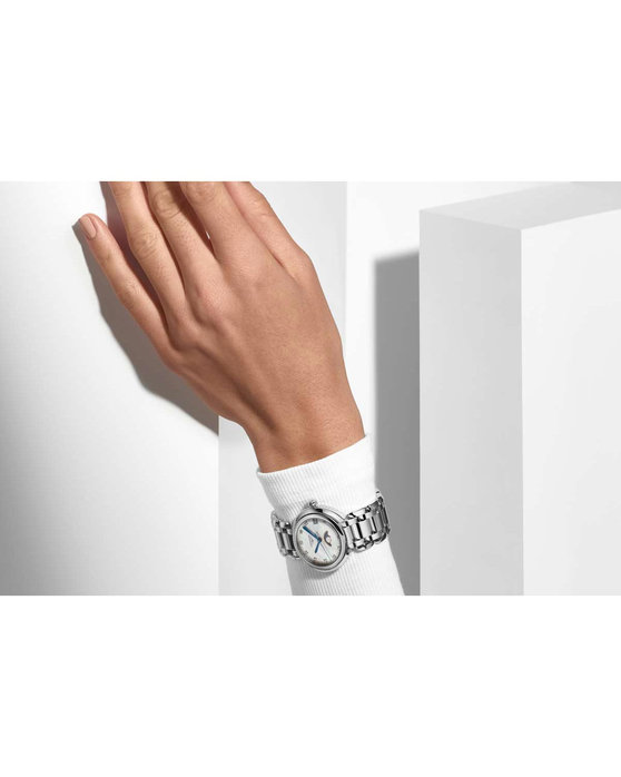 LONGINES PrimaLuna Diamonds Silver Stainless Steel Bracelet