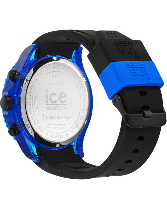 ICE WATCH Chrono with Black Silicone Strap (XL)