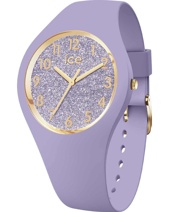 ICE WATCH Glitter Purple Silicone Strap (S)