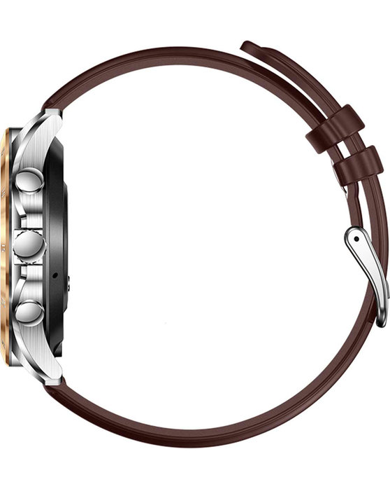 DAS.4 SQ22 Smartwatch Brown Leather Strap
