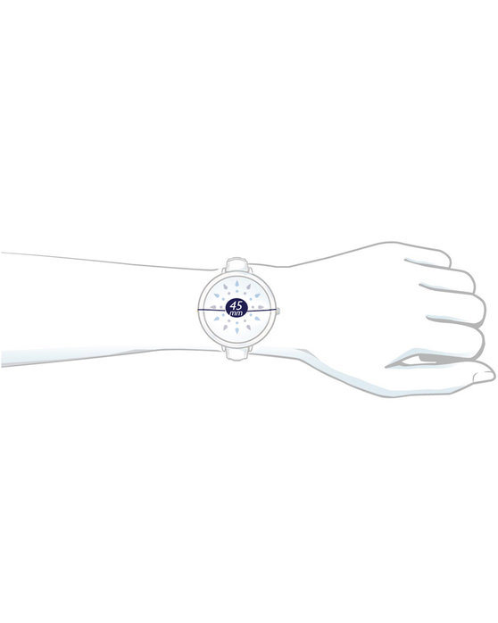 DAS.4 SG20 Smartwatch Blue Silicone Strap