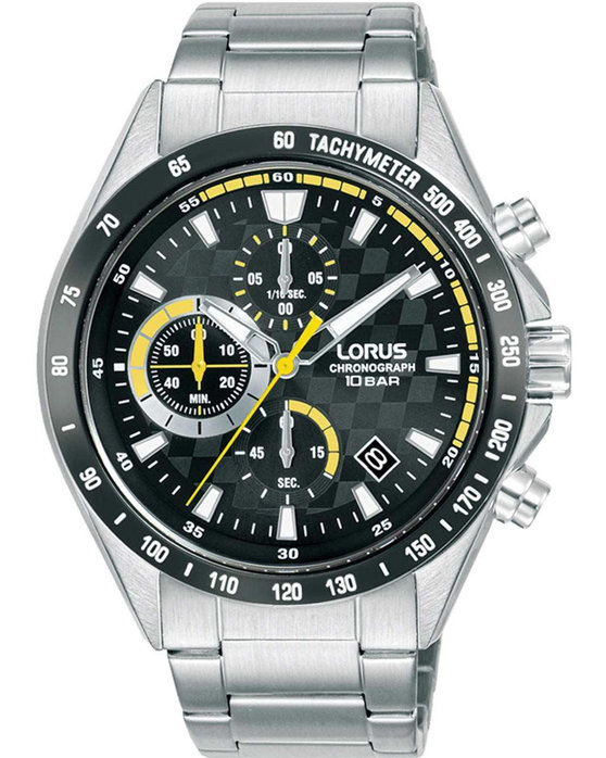 LORUS Sports Chronograph Silver Stainless Steel Bracelet