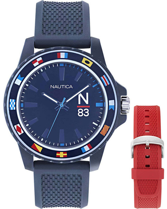 NAUTICA N83 Finn World Blue Biosourced Strap Gift Set