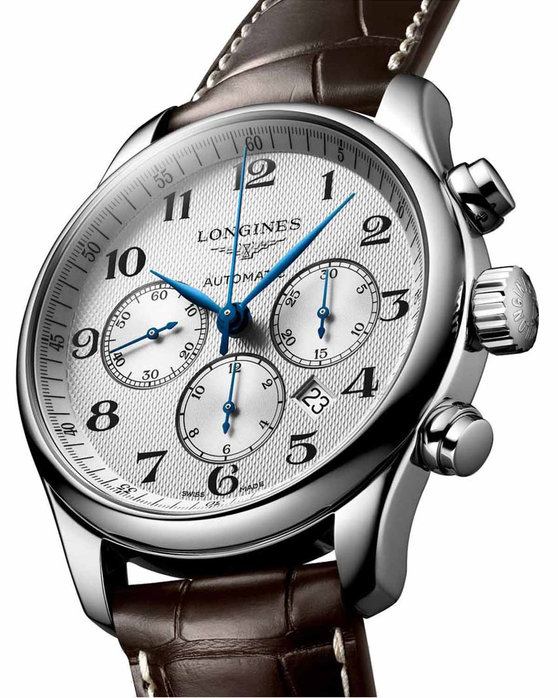 LONGINES The LONGINES Master Collection Automatic Chronograph Brown Leather Strap