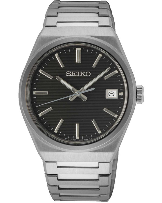 SEIKO Essential Time Silver Stainless Steel Bracelet