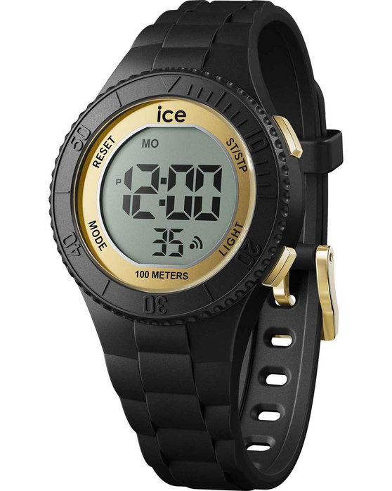 ICE WATCH Digit Chronograph Black Synthetic Strap (S)