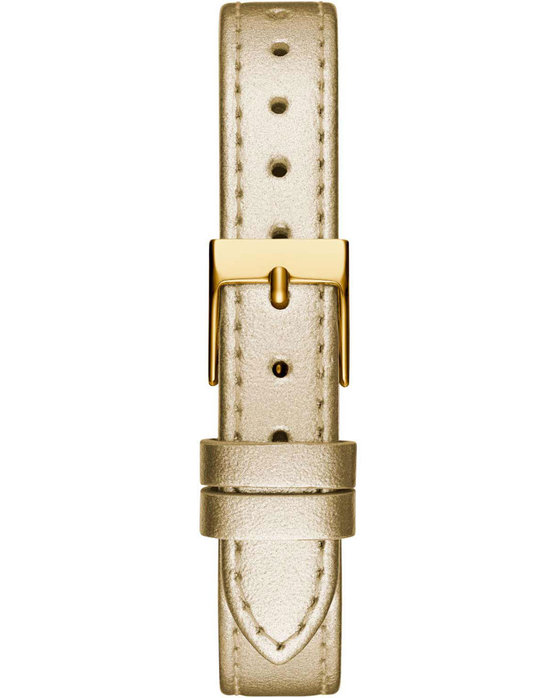 GUESS Array Crystals Gold Leather Strap