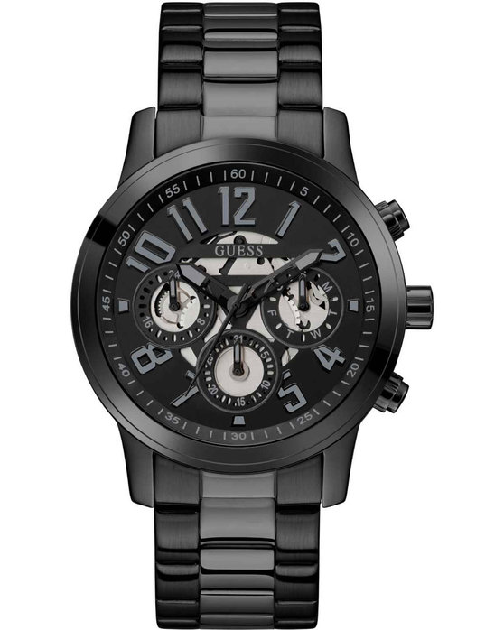 GUESS Parker Black Stainless Steel Bracelet