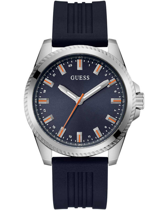 GUESS Champ Blue Rubber Strap