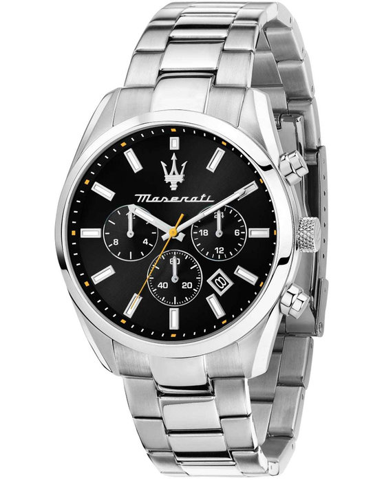 MASERATI Attrazione Chronograph Silver Stainless Steel Bracelet