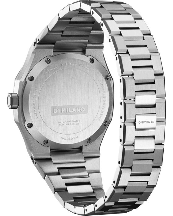 D1 MILANO Automatico Silver Stainless Steel Bracelet