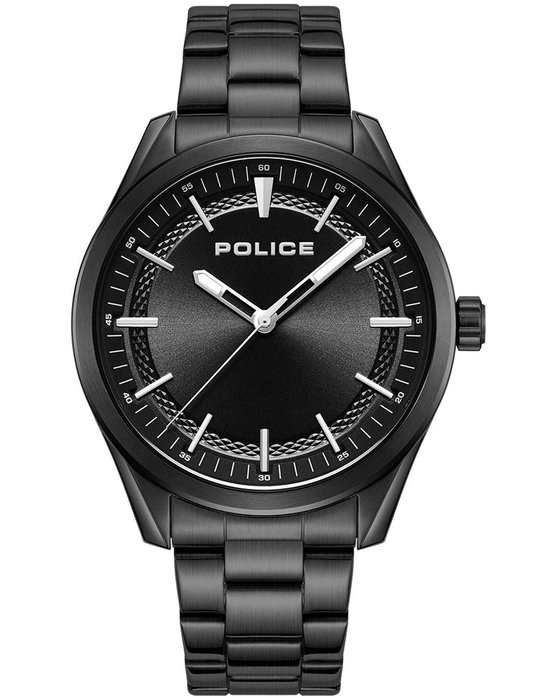 POLICE Grille Black Stainless Steel Bracelet
