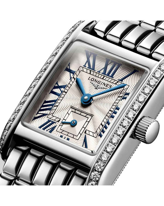 LONGINES Mini DolceVita Diamonds Silver Stainless Steel Bracelet