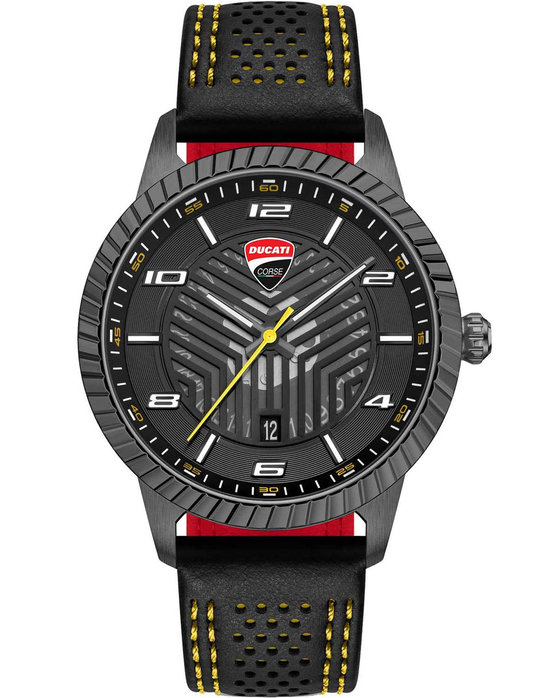 DUCATI CORSE Podio Two Tone Leather Strap